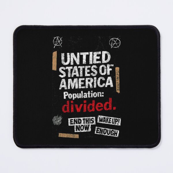 Item preview, Graphic Protest Against National Division with Striking Wordplay designed and sold by SplashTastic.