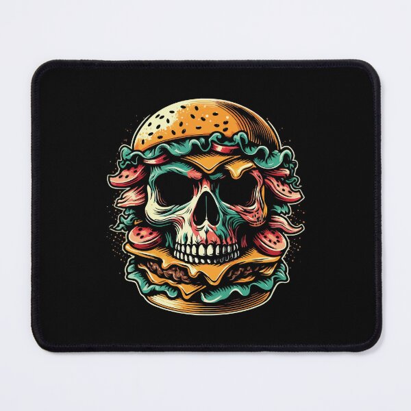 Item preview, Spooky Skull Burger designed and sold by Scaryzz.