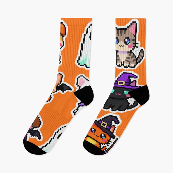 Item preview, Cute Pixel Halloween Pet Costume Characters designed and sold by MuseAI.