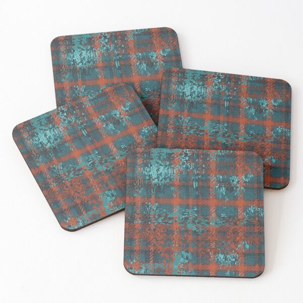 Item preview, Glitch Tartan designed and sold by Kaleidoscope Print.