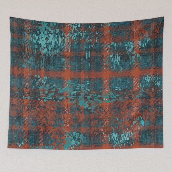 Item preview, Glitch Tartan designed and sold by Kaleidoscope Print.