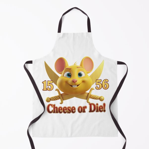 Item preview, Zippy Pirate Mouse – Cheese or Die Flag designed and sold by Zippy Creation.