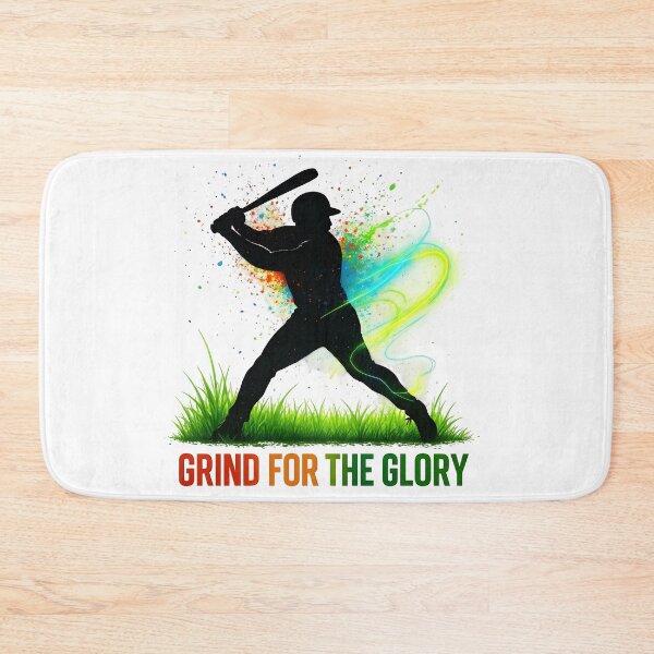 Aperçu de l'œuvre baseball, jeu, sport, équipe, batte de baseball, balle de baseball créée et vendue par TrueArtVibes.
