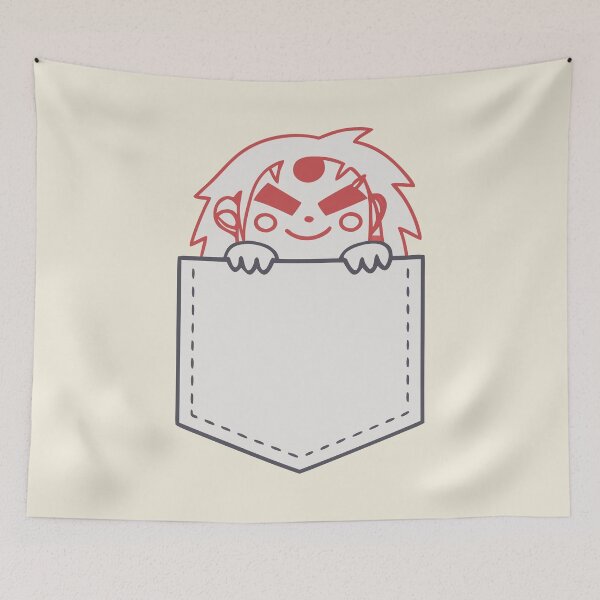 Item preview, Cute Angry Kawaii Character Peeking from Pocket | Fun Cartoon Art  designed and sold by Taanva.