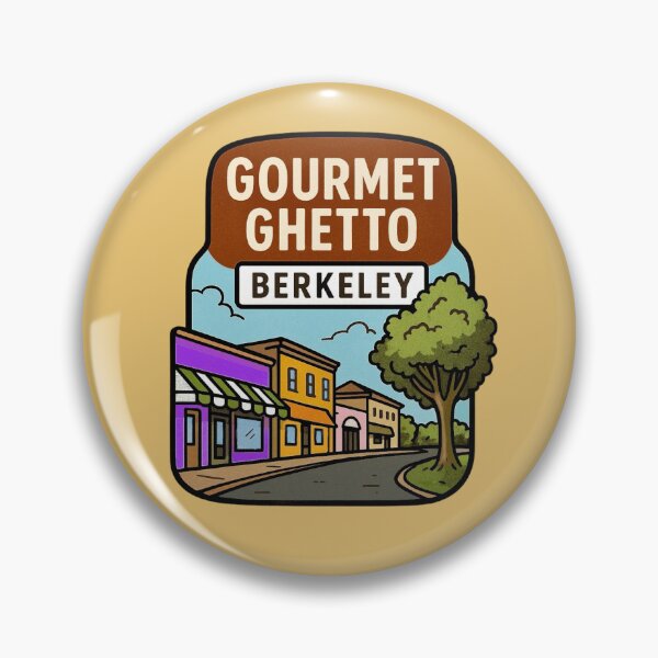 Item preview, Gourmet Ghetto Berkeley / Shattuck Avenue Foodie District designed and sold by Myra365Art.