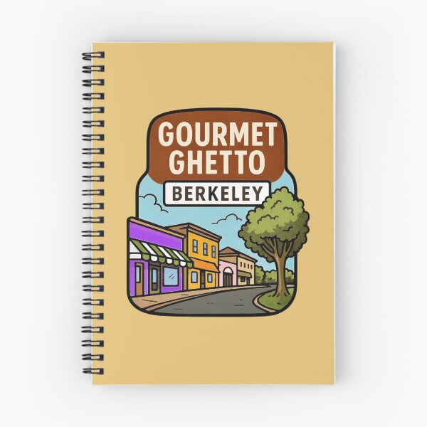 Item preview, Gourmet Ghetto Berkeley / Shattuck Avenue Foodie District designed and sold by Myra365Art.