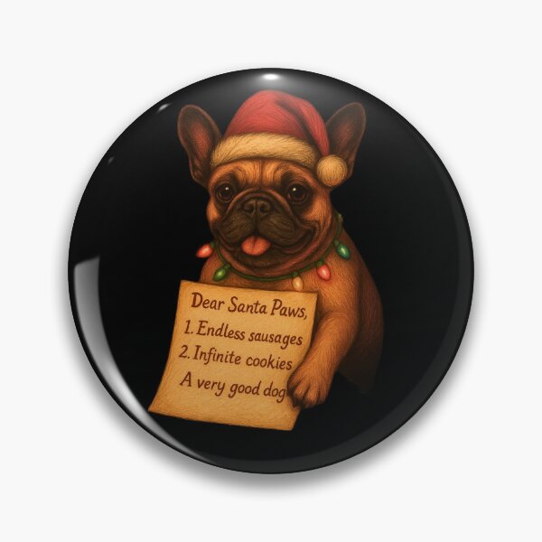Item preview, Funny French Bulldog Christmas Wish List designed and sold by Morna123.