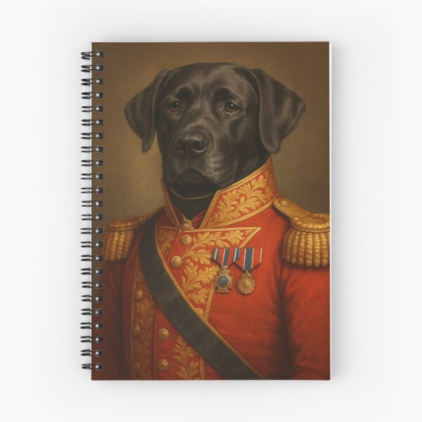 Item preview, Noble General Labrador – Victorian dog portrait in royal uniform designed and sold by Bernd Friese.