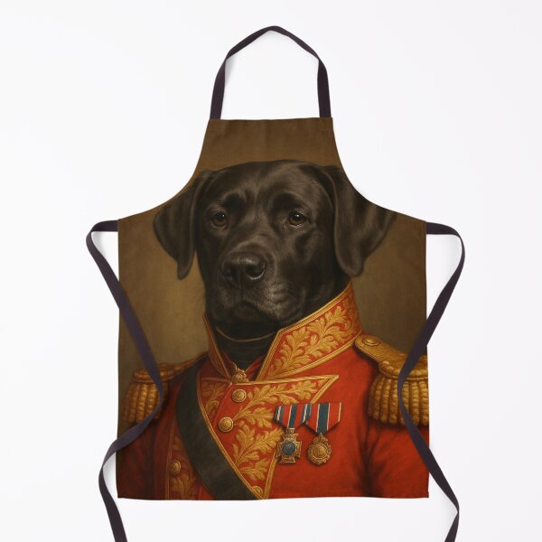Item preview, Noble General Labrador – Victorian dog portrait in royal uniform designed and sold by Bernd Friese.