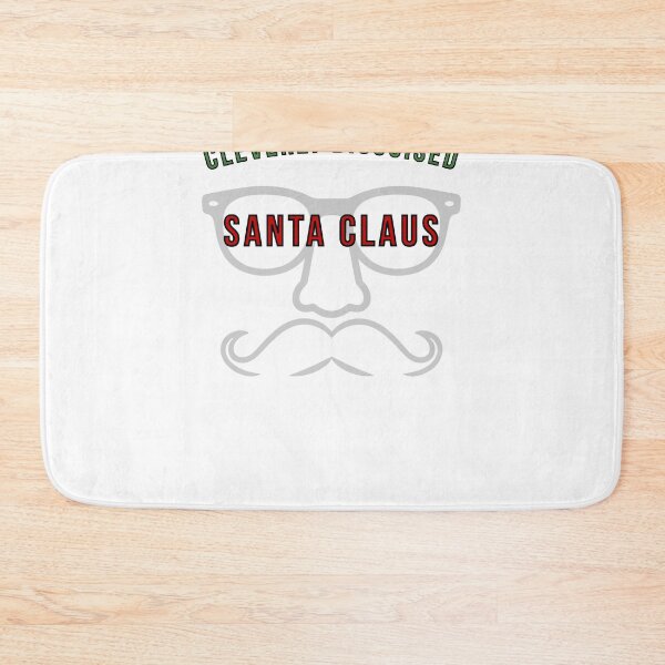 Item preview, Cleverly Disguised Santa Claus-Light fabric designed and sold by FunFictionStories.