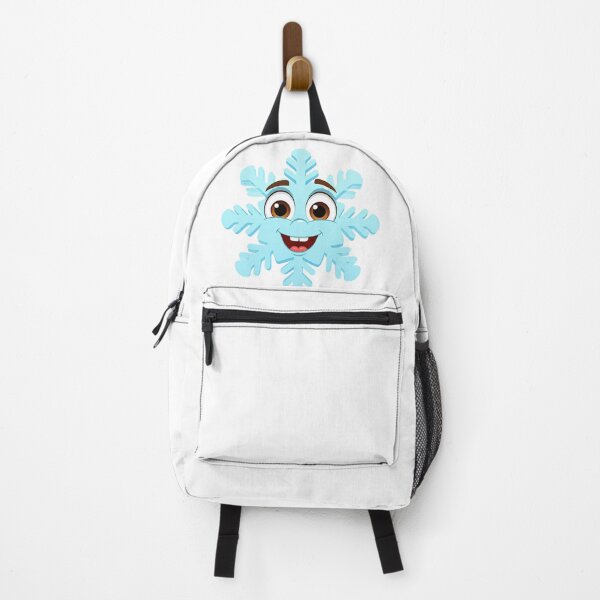 Item preview, Cute Smiling Snowflake Character – Cheerful Winter Cartoon Art designed and sold by PixelVibe782.