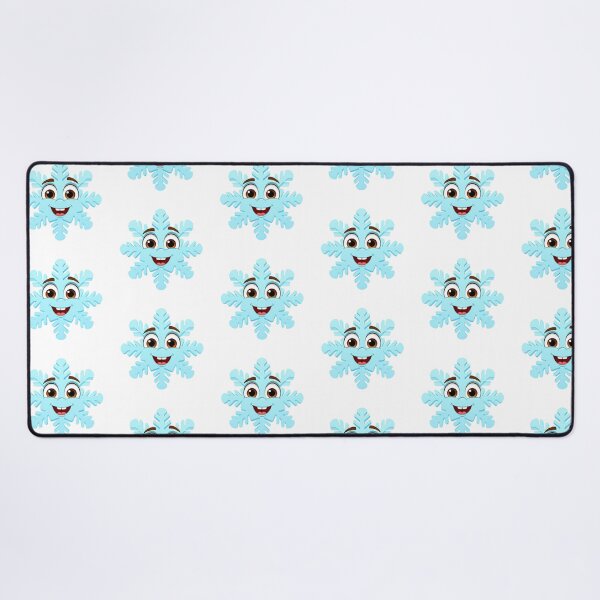 Item preview, Cute Smiling Snowflake Character – Cheerful Winter Cartoon Art designed and sold by PixelVibe782.
