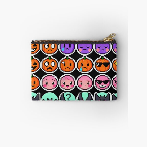 Item preview, Cute Pixel Halloween Emoji Sticker Pack designed and sold by MuseAI.