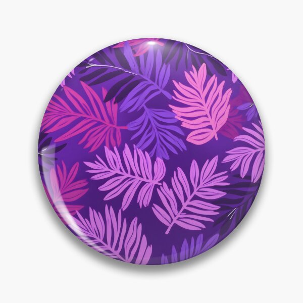 Item preview, Pretty Bright Purple Leaves Camouflage  Pattern designed and sold by BDLdesigns.