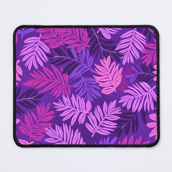 Item preview, Pretty Bright Purple Leaves Camouflage  Pattern designed and sold by BDLdesigns.