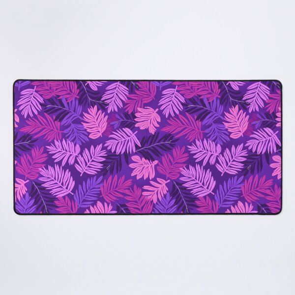 Item preview, Pretty Bright Purple Leaves Camouflage  Pattern designed and sold by BDLdesigns.