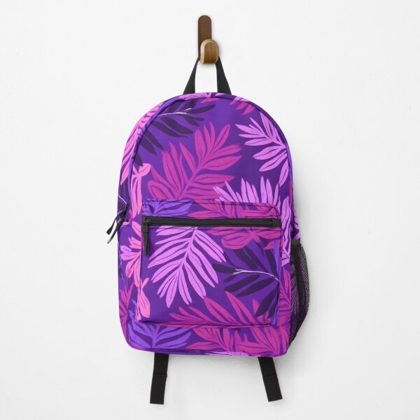 Item preview, Pretty Bright Purple Leaves Camouflage  Pattern designed and sold by BDLdesigns.