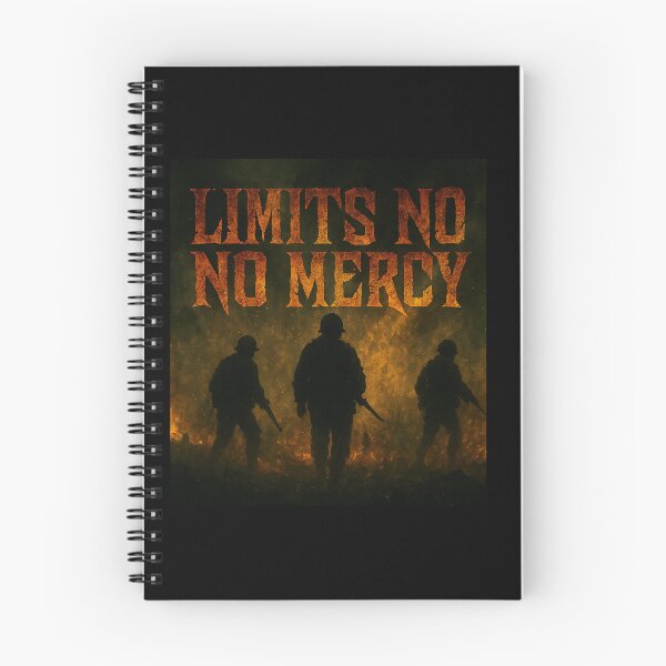 Item preview, No Limits No Mercy – Military Warrior T-Shirt designed and sold by Graphic Therapist.