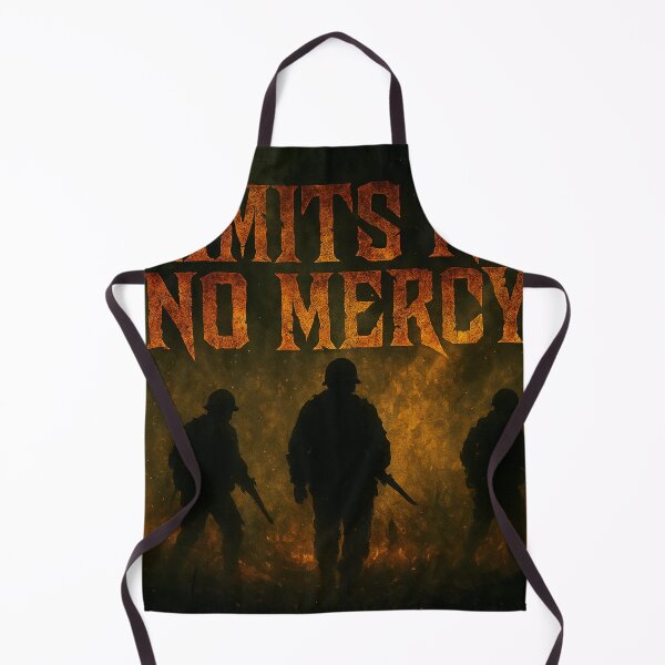 Item preview, No Limits No Mercy – Military Warrior T-Shirt designed and sold by Graphic Therapist.