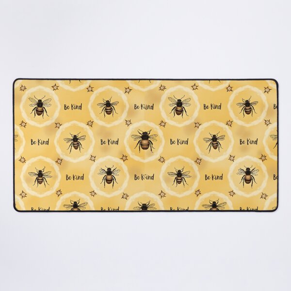 Item preview, Be Kind Cute Bees on Honeycomb designed and sold by BDLdesigns.