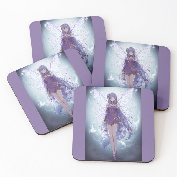 Item preview, Purple fairy anime and spirits designed and sold by ArtsJulian.