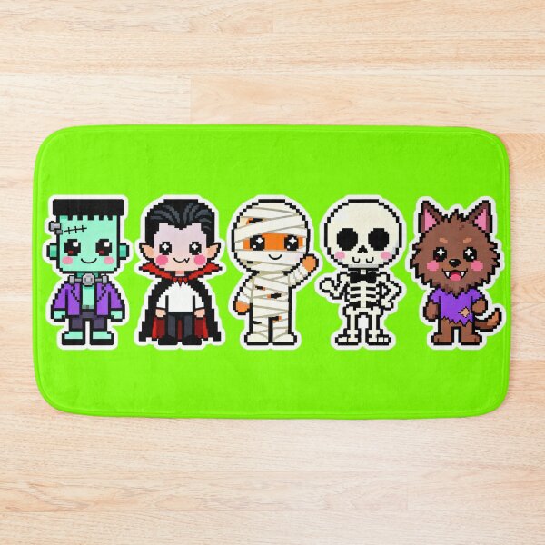 Item preview, Kawaii Pixel Cute Monster Characters designed and sold by MuseAI.