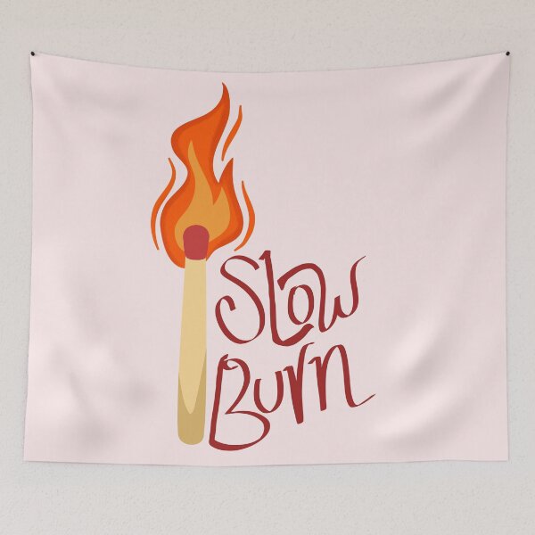 Item preview, Slow burn romance bookish trope designed and sold by Neadoodles.