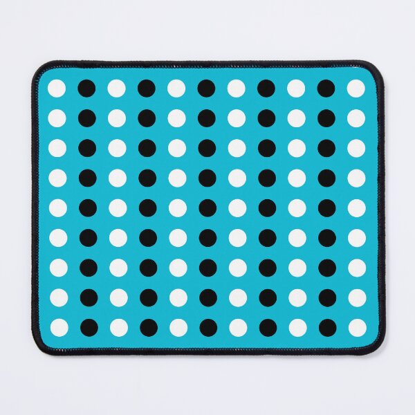Item preview, Black and white Polka Dots (Aqua Blue) designed and sold by POLKAIWERX.
