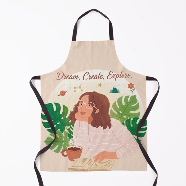 Item preview, Dream Create Explore Motivational Book Lover Botanical Art designed and sold by anandsiva2703.