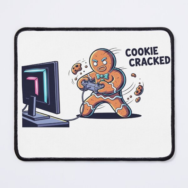 Item preview, Gamer Gingerbread – Cookie Cracked Funny Christmas designed and sold by FelixnRobinus.