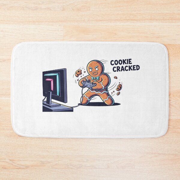 Item preview, Gamer Gingerbread – Cookie Cracked Funny Christmas designed and sold by FelixnRobinus.
