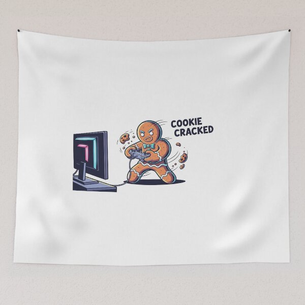 Item preview, Gamer Gingerbread – Cookie Cracked Funny Christmas designed and sold by FelixnRobinus.