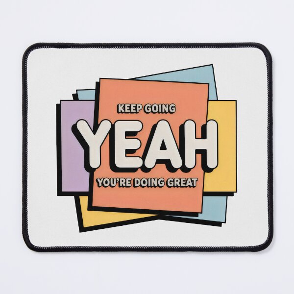 Item preview, Positive Vibes in Red-Toned Typography and Layered Square Background designed and sold by SplashTastic.