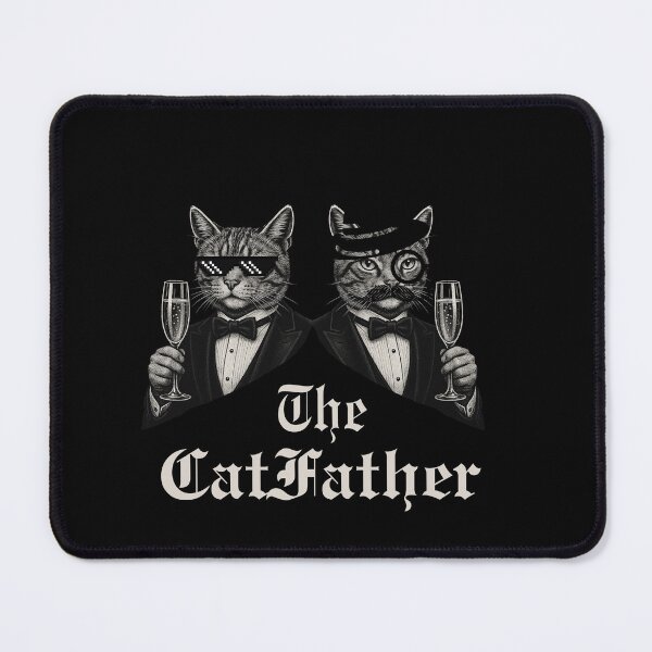 Item preview, The Cat Father – Mafia Cat Tuxedo Parody Design T-Shirt designed and sold by loccotown168.