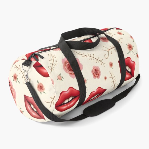 Item preview, Beautiful  Bright Red Lips and Roses  designed and sold by BDLdesigns.