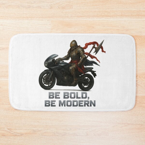Item preview, Be Bold, Be Modern: Knight on Motorcycle designed and sold by AleksKos.