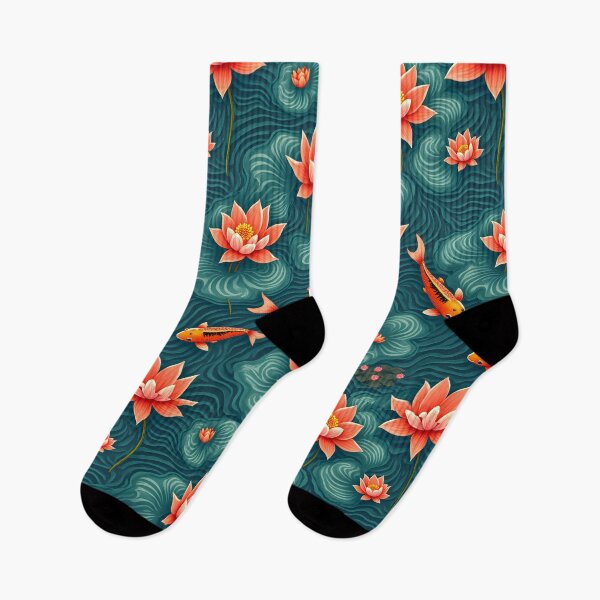 Item preview, Koi  Fish Swimming  in Small Pond designed and sold by BDLdesigns.