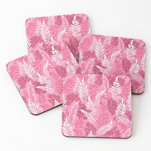 Item preview, Pretty Bright Pink Leaves Camouflage  Pattern designed and sold by BDLdesigns.