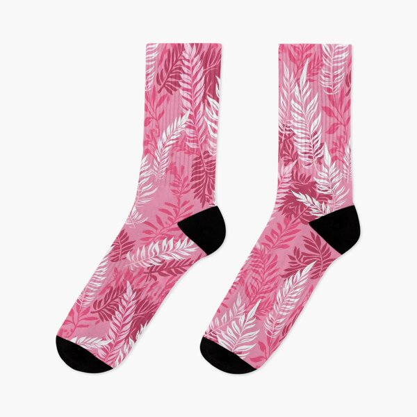 Item preview, Pretty Bright Pink Leaves Camouflage  Pattern designed and sold by BDLdesigns.
