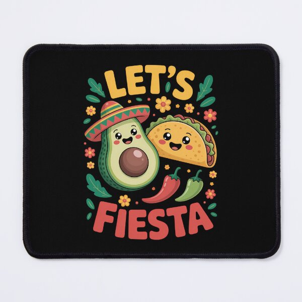 Item preview, Let's Fiesta Avocado And Tacos Cinco De Mayo Mexican Party designed and sold by HellD3vil-Art.