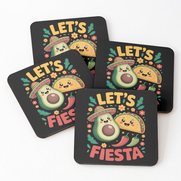 Item preview, Let's Fiesta Avocado And Tacos Cinco De Mayo Mexican Party designed and sold by HellD3vil-Art.