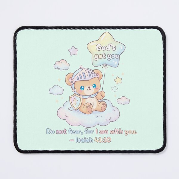 Item preview, God’s Got You – Kawaii Christian Bible Verse | Isaiah 41:10 | Cute Mental Health & Faith Design designed and sold by AmenAlways.