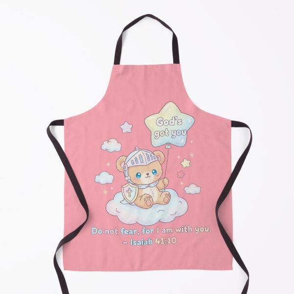 Item preview, God’s Got You – Kawaii Christian Bible Verse | Isaiah 41:10 | Cute Mental Health & Faith Design designed and sold by AmenAlways.