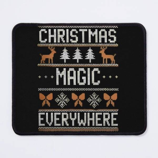 Item preview, Christmas Magic Everywhere ugly christmas sweater designed and sold by Linework Studio.