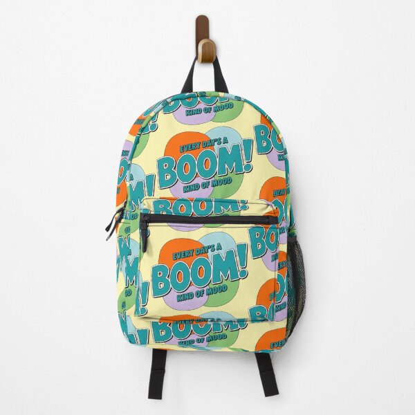 Item preview, High-Energy Retro Layout with Bold “BOOM!” and Positive Vibes designed and sold by SplashTastic.