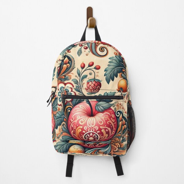 Item preview, Pumpkins, Thanksgiving Autumn, Fall Cornucopia Rosemaling style painting, designed and sold by TheTimeTaxi.