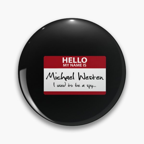 Item preview, Hello, My Name Is Michael — Classic Name Tag designed and sold by GeraldineRu.