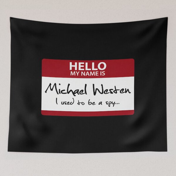 Item preview, Hello, My Name Is Michael — Classic Name Tag designed and sold by GeraldineRu.