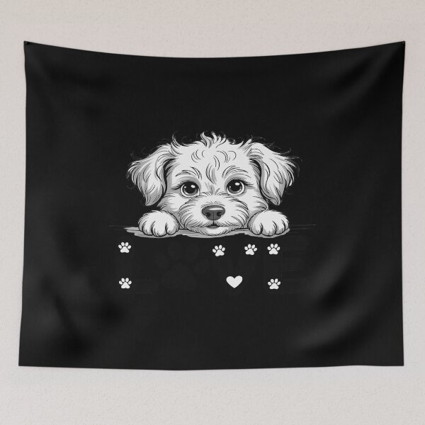 Item preview, Cavapoo Dog Love Paw designed and sold by PeteHomenick.