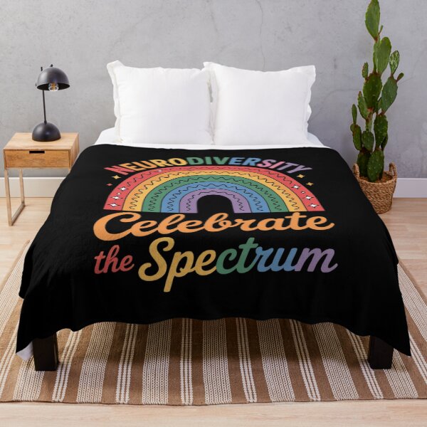 Item preview, Celebrate The Spectrum - Neurodiversity Rainbow Inclusion designed and sold by PeteHomenick.